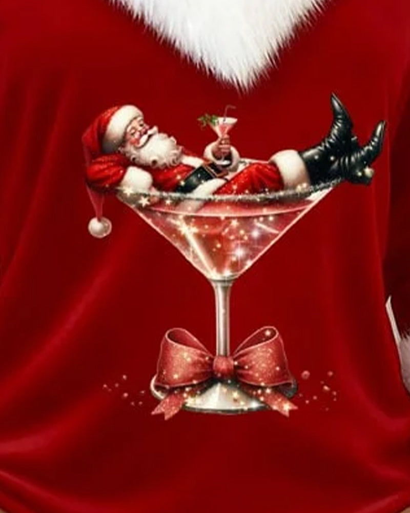 Fiorenza | Christmas Velvet Top