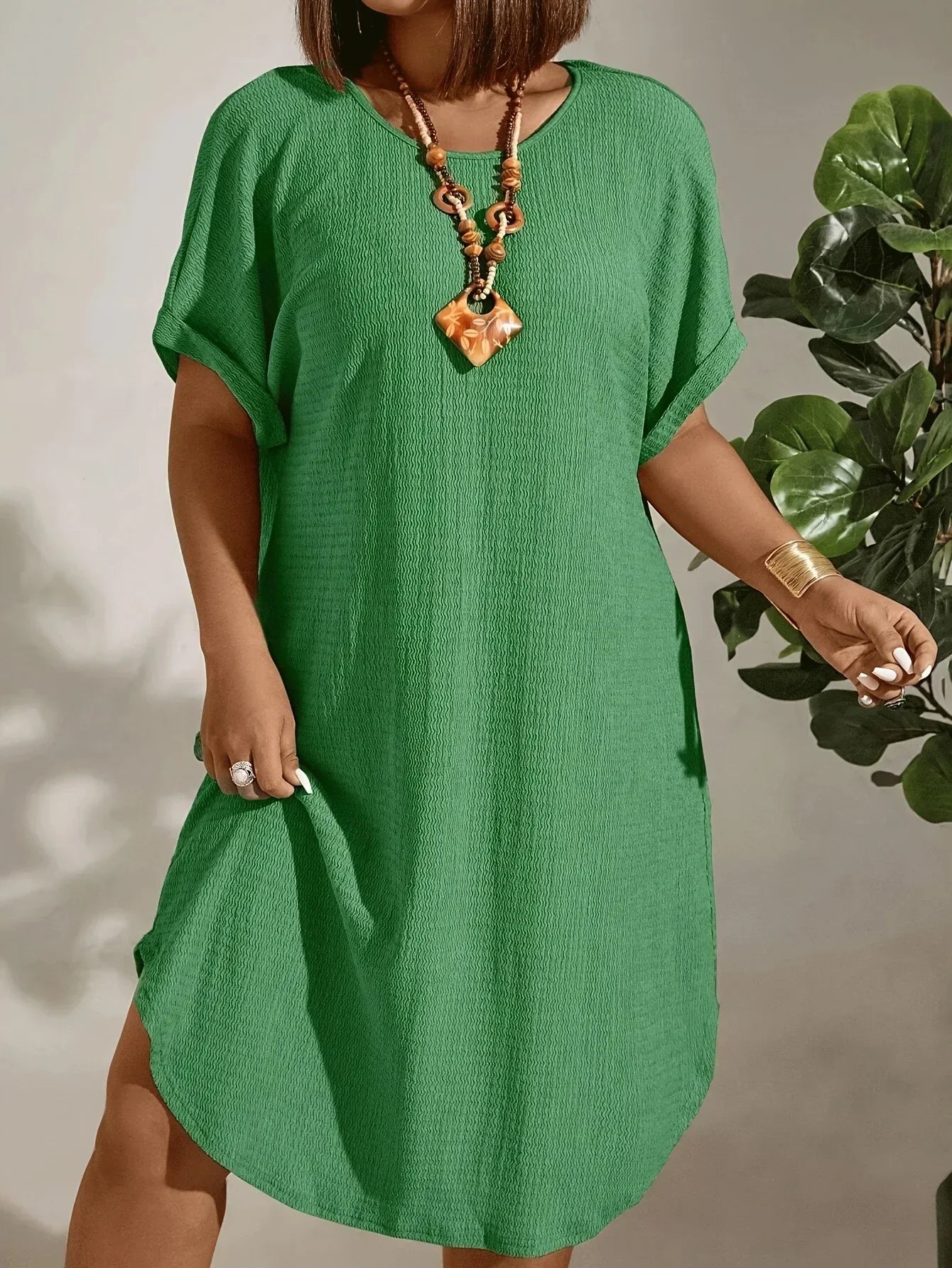 Helene - Elegante Mini Jurk met Buikbedekking