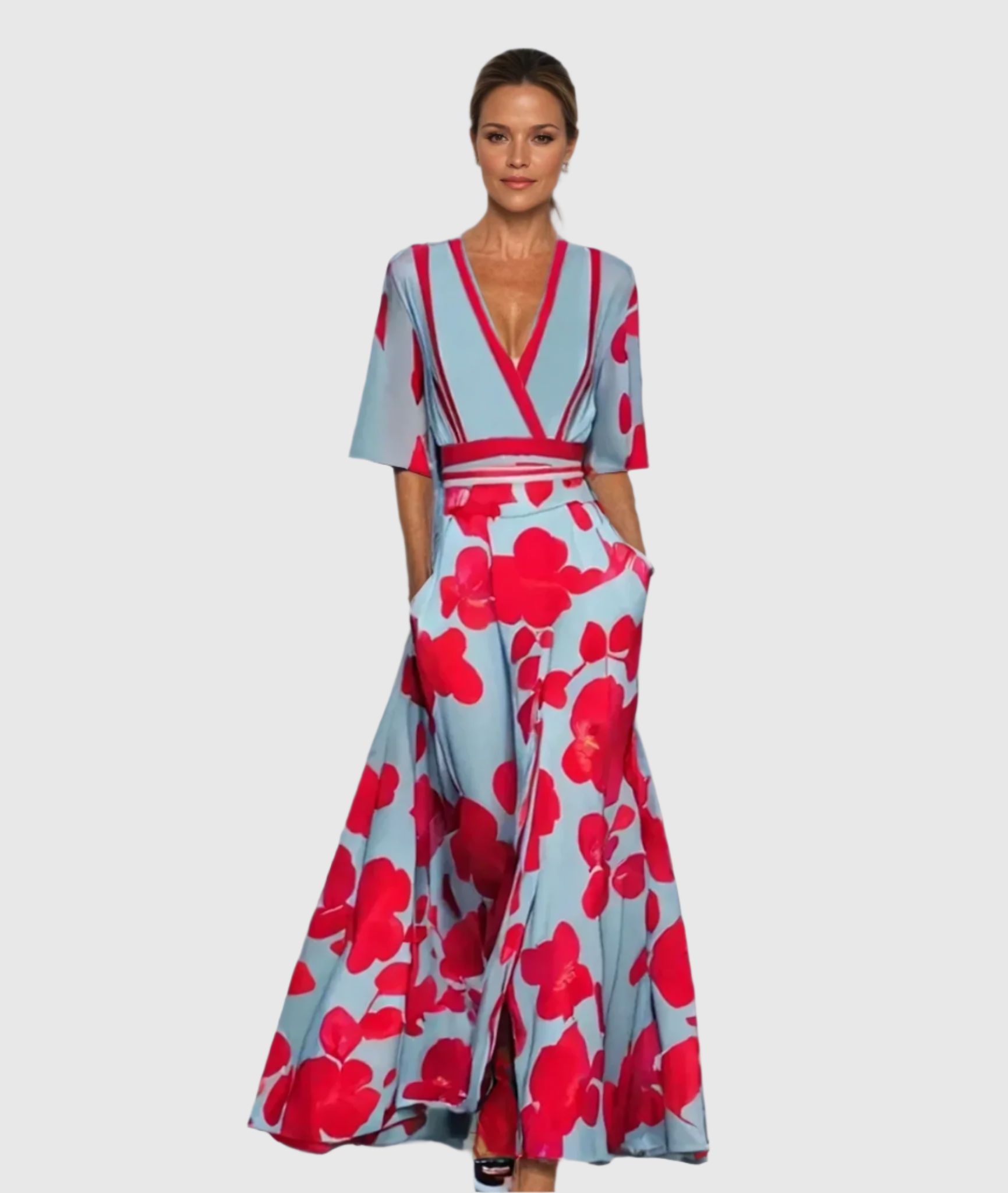 Jill - Elegante Bloemenjurk